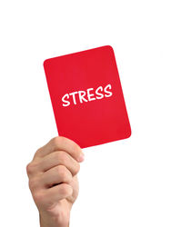 Rote Karte für den Stress